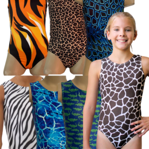 Animal Print Workout Leotard
