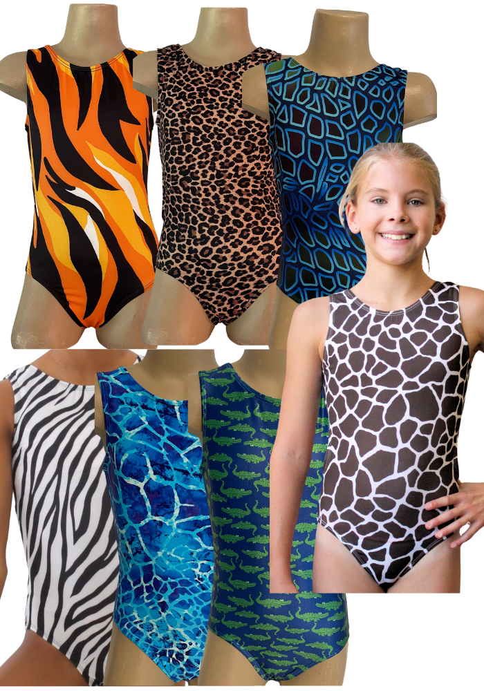 Animal Print Workout Leotard